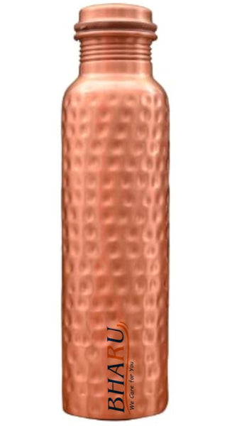 Bharu Hammered Copper Bottle 950 ml