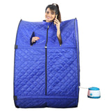 Kawachi Portable Ozone Steam Therapy Ozone Sauna Bath for Health and Beauty Spa at Home (Ozone Sauna Blue)-I133