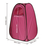 Kawachi Portable Steam Cabin for Steam Sauna Therapy for Slimming and Beauty (Steam Generator not provided) (i88-Pink)