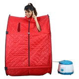 Kawachi Portable Ozone Steam Therapy Ozone Sauna Bath for Health and Beauty Spa at Home (Ozone Sauna Red)- I133