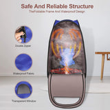 Kawachi Portable Steam Cabin for Steam Sauna Therapy for Slimming and Beauty (Steam Generator not provided) (i88-Light Violet)