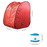 Kawachi Portable Ozone Steam Therapy Ozone Sauna Bath for Health and Beauty Spa at Home (Ozone Sauna Red)- I133