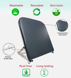Kawachi 6 Angle Adjustable Patient Lifting Bed Backrest Chair, Cushioned Back with Leather, Washable, Reusable, Non-toxic, Rust Free, Long Lasting, Portable-KW118