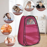 Kawachi Portable Steam Cabin for Steam Sauna Therapy for Slimming and Beauty (Steam Generator not provided) (i88-Pink)