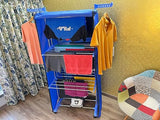 Kawachi 3 Tier Electric Clothes Dryer Stand Stainless Steel Pipe Indoor 1200W Large Capacity 20kg Wet Laundry Air Drying Wardrobe- KW121