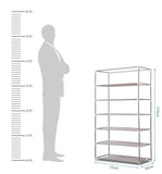 Metal Collapsible Organiser with 6 Layer (Blue)