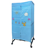 Kawachi Electric Clothes Dryer Stainless Steel Pipe Portable Energy-Efficient Indoor 1200W Large Capacity 20kg Wet Laundry Air Drying Wardrobe- KW116-Blue