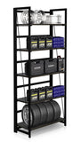KAWACHI 5 Tier Bookshelf, Storage Shelves Bookcases Organizer KW112-Black
