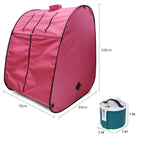 Kawachi Portable Steam Therapy Sauna Bath Single Layer for Health and Beauty Spa at Home- i140-Pink-CP