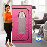 Kawachi Portable Steam Sauna Bath for Home Full Body Personal Sauna at Home Spa with 1.5L 750W Steam Generator, 60 Minute Timer i125