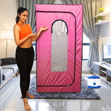 Kawachi Portable Steam Sauna Bath for Home Full Body Personal Sauna at Home Spa with 1.5L 750W Steam Generator, 60 Minute Timer i125