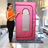 Kawachi Portable Steam Sauna Bath for Home Full Body Personal Sauna at Home Spa with 1.5L 750W Steam Generator, 60 Minute Timer i125