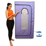 Kawachi Portable Steam Sauna Bath for Home Full Body Personal Sauna at Home Spa with 1.5L 750W Steam Generator, 60 Minute Timer i125