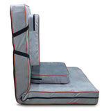 Kawachi Delux 5 Angle Recliner Folding Adjustable Relaxing Buddha Yoga Meditation Chair Backrest Floor Chair i127grey