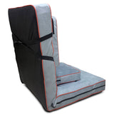 Kawachi Delux 5 Angle Recliner Folding Adjustable Relaxing Buddha Yoga Meditation Chair Backrest Floor Chair i127grey