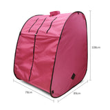 Kawachi Portable Steam Cabin for Steam Sauna Therapy for Slimming and Beauty. (Steam Generator not provided) - I51 pink