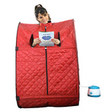 Kawachi Portable Steam Sauna Bath Panchkarma Swedan Machine for Health and Beauty Spa at Home With Stool KC10-Maroon