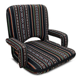 Kawachi 6-Position Adjustable Floor Chair for Yoga and Meditation Folding Lazy Sofa Chair with Armrests, Adults Gaming Chairs for Living Room, Bedroom Chair- KAWY-2