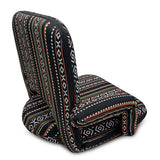 Kawachi 6-Position Adjustable Floor Chair for Yoga and Meditation Folding Lazy Sofa Chair with Armrests, Adults Gaming Chairs for Living Room, Bedroom Chair- KAWY-2