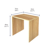 Kawachi LIght Weight Wooden Sofa/Bed Side Nightstane End Table Coffee/Snacks/Centre/Laptop Table KW106-Beige