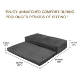 Kawachi Yoga Meditation Floor Chair Seat Cushion Pillow, High-Density Foam Yoga Block -KW115