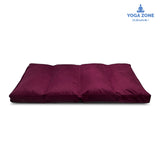 Kawachi Reclining Floor Chair for Living Room, Meditation Chair, Adjustable Back Rest with 5 Position Lock-in, Back Support, Maintain Posture While Sitting on Floor chair-KW122-Maroon