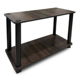 Kawachi Bedside Table Sofa Side End Table Kitchen Stand Book Shelf Display Rack  KW78 Brown