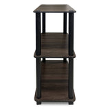 Kawachi Wooden 3-Tier Multi-Purpose Kitchen Accessories Items Storage Rack Shelf Orgnizer Home Kitchen Office Display Rack KW79brown