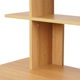 Kawachi Woodit Laptop Table/Study Table/Wooden Computer Desk with Bookshelf (Intel Beige) kw92