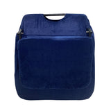 Kawachi 90° Meditation Floor Chair - Premium, Foldable and 90° Fixed Back Support Chair. Ideal for Seating, Yoga, Gaming and Meditation Blue  KW96