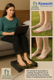 Kawachi Zero Volt Foot Rest – Grounding Footrest for Under Desk | Anti-Fatigue Support for Back & Knee Pain Relief | Improves Posture, Comfort & Sleep | Ergonomic Design for Home & Office-KW129