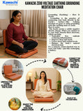 Kawachi Zero Volt Zen Grounding Meditation Chair | Improves Posture, Comfort & Sleep | Ergonomic Design for Yoga Meditation and Pooja- KW130-Coper