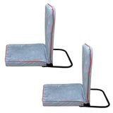 Kawachi Portable Relaxing Meditation Chair Folding Back Support Yoga Chair Study, Reading Floor Chair Pack of 2-kc24