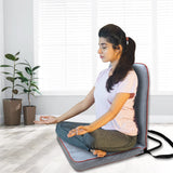 Kawachi Portable Relaxing Meditation Chair Folding Back Support Yoga Chair Study, Reading Floor Chair Pack of 2-kc24
