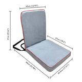 Kawachi Portable Relaxing Meditation Chair Folding Back Support Yoga Chair Study, Reading Floor Chair Pack of 2-kc24