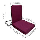 Kawachi Portable Relaxing Meditation Chair Folding Back Support Yoga Chair Study, Reading Floor Chair Pack of 2