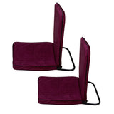Kawachi Portable Relaxing Meditation Chair Folding Back Support Yoga Chair Study, Reading Floor Chair Pack of 2