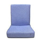 Kawachi Premium Quality Linen Fabric 5-Angle Adjustable Folding Recliner Backrest Floor Chair Ideal for Relaxation, Meditation, Yoga Chair- i116