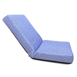 Kawachi Premium Quality Linen Fabric 5-Angle Adjustable Folding Recliner Backrest Floor Chair Ideal for Relaxation, Meditation, Yoga Chair- i116