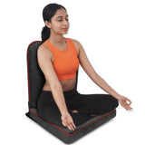 Kawachi Meditation and Yoga Floor Chair with back support - I83-dark grey