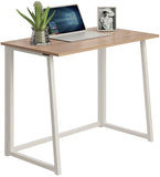 Kawachi Small Folding Writing Study, Laptop, Computer Desk Foldable Home and Office Table Workstation