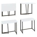Kawachi Small Folding Writing Study, Laptop, Computer Desk Foldable Home and Office Table Workstation