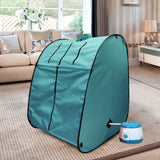 Kawachi Portable Steam Sauna Bath for Health and Beauty Spa at Home Peacock Green