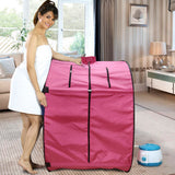 Kawachi Foldable Steam Sauna Bath with Single Layer Heat Resistant Cabin for Beauty Spa