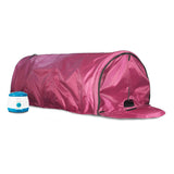 Kawachi Portable Steam Sauna Bath with Sleeping Posture to treat Old Aged / Paralytic Patients / Disable in Ayurvedic Panchkarma Therapy I68-Pink