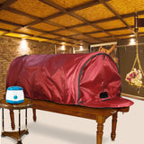 Kawachi Portable Steam Sauna Bath with Sleeping Posture in Ayurvedic Panchkarma Therapy - I-68