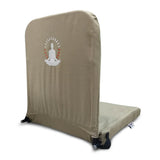 KAWACHI RIGHT ANGLE BACK SUPPORT PORTABLE RELAXING FOLDING YOGA MEDITATION FLOOR CHAIR I83-BEIGE