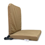 KAWACHI RIGHT ANGLE BACK SUPPORT PORTABLE RELAXING FOLDING YOGA MEDITATION CHAIR - I83-Brown