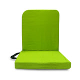 KAWACHI RIGHT ANGLE BACK SUPPORT PORTABLE RELAXING FOLDING YOGA MEDITATION FLOOR CHAIR I83-GREEN