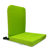 KAWACHI RIGHT ANGLE BACK SUPPORT PORTABLE RELAXING FOLDING YOGA MEDITATION FLOOR CHAIR I83-GREEN